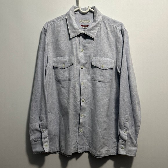 The Field Light Blue Button‎ Down Shirt Sz L - Picture 1 of 9